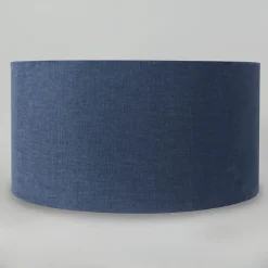 Stoff Lampenschirm dunkelblau 50/50/25
