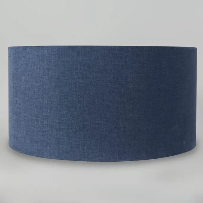 Stoff Lampenschirm dunkelblau 50/50/25