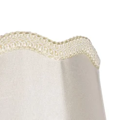 Stoff-Klemmleuchte Creme 12/8,5/15 - Granny