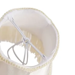 Stoff-Klemmleuchte Creme 12/8,5/15 - Granny