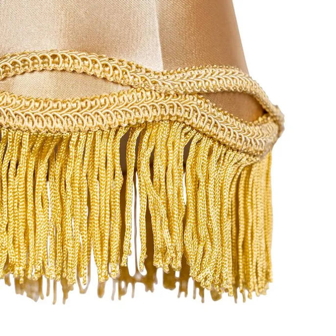 Stoff-Klemmleuchte Gold 12/8.5/15 - Granny