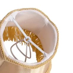 Stoff-Klemmleuchte Gold 12/8.5/15 - Granny