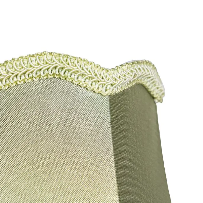 Stoff-Klemmleuchte Grün 12/8,5/15 - Granny