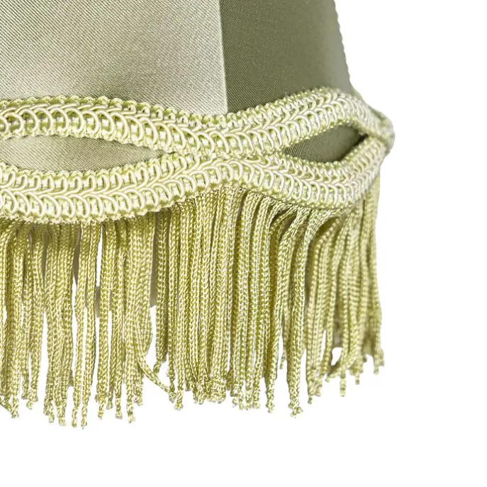 Stoff-Klemmleuchte Grün 12/8,5/15 - Granny