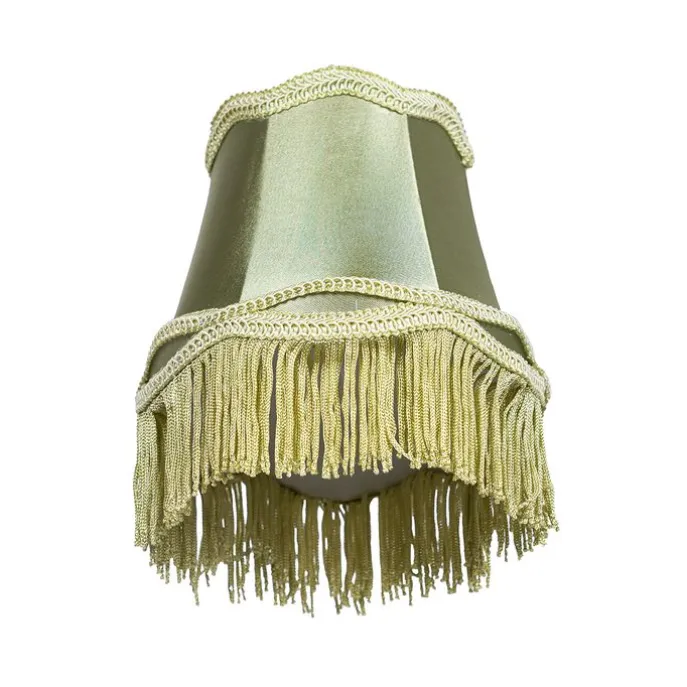 Stoff-Klemmleuchte Grün 12/8,5/15 - Granny