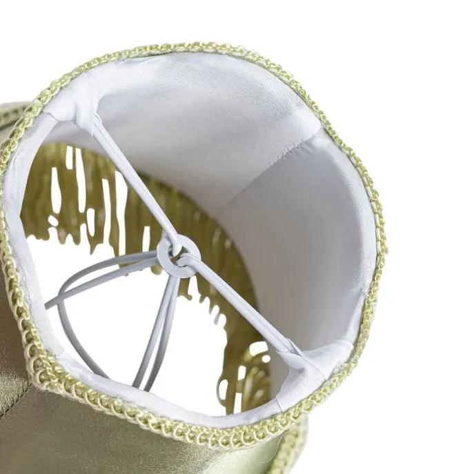 Stoff-Klemmleuchte Grün 12/8,5/15 - Granny