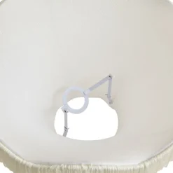 Stofflampenschirm Beige mit weißer Innenseite 45/15/21,5 - Heritage