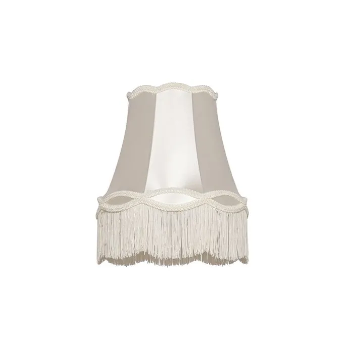 Stofflampenschirm creme 30 cm - Oma