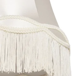 Stofflampenschirm creme 30 cm - Oma