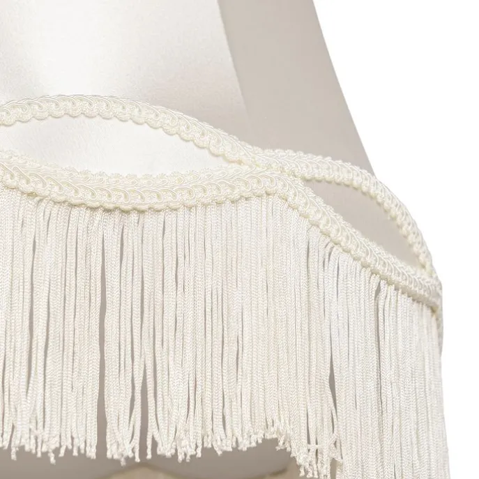 Stofflampenschirm creme 30 cm - Oma