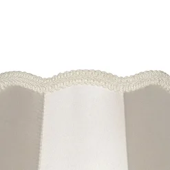 Stofflampenschirm creme 30 cm - Oma