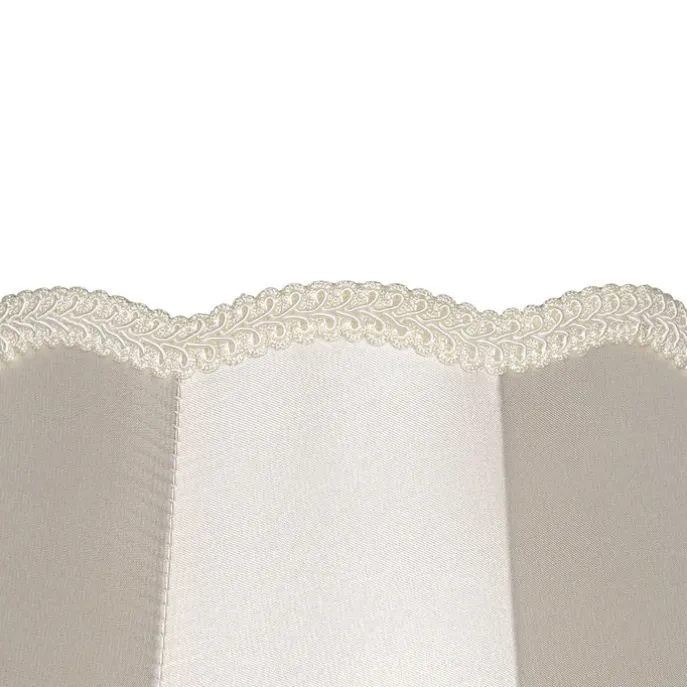 Stofflampenschirm creme 30 cm - Oma