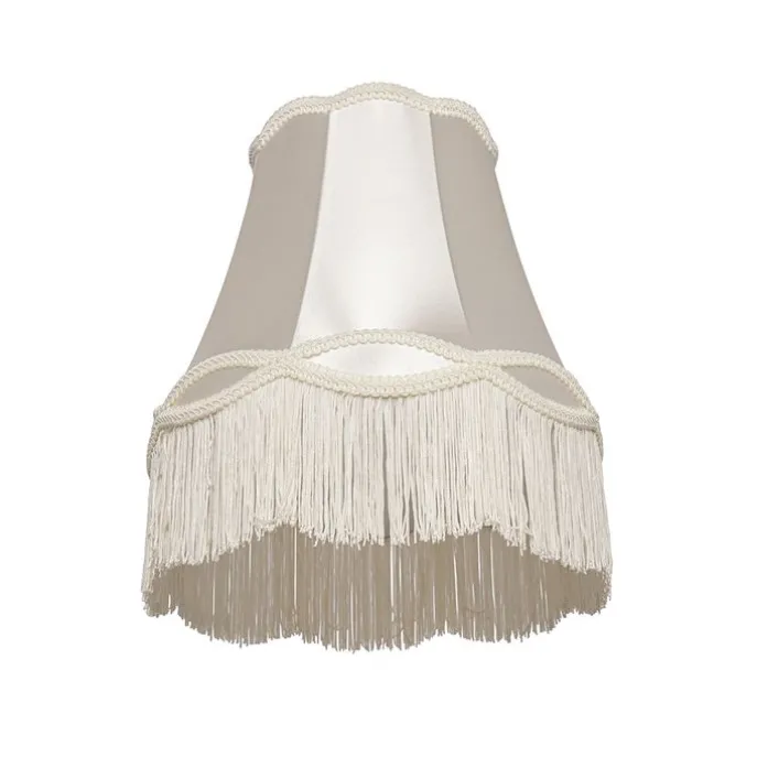 Stofflampenschirm creme 30 cm - Oma