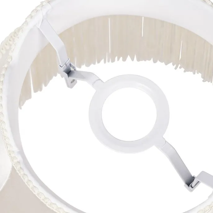 Stofflampenschirm creme 30 cm - Oma