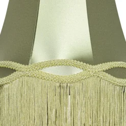 Stofflampenschirm grün 30 cm - Oma