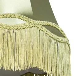 Stofflampenschirm grün 30 cm - Oma