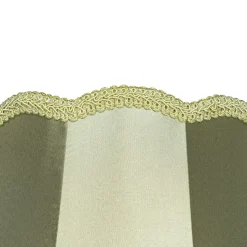 Stofflampenschirm grün 30 cm - Oma