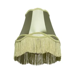 Stofflampenschirm grün 30 cm - Oma