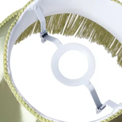 Stofflampenschirm grün 30 cm - Oma