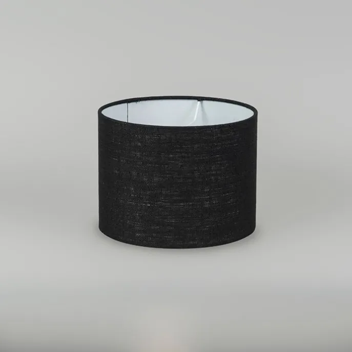 Stofflampenschirm schwarz 20/20/15