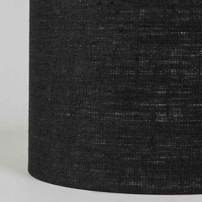 Stofflampenschirm schwarz 20/20/15