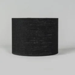 Stofflampenschirm schwarz 20/20/15