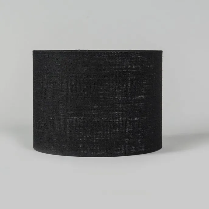 Stofflampenschirm schwarz 20/20/15