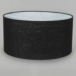 Stofflampenschirm schwarz 50/50/25