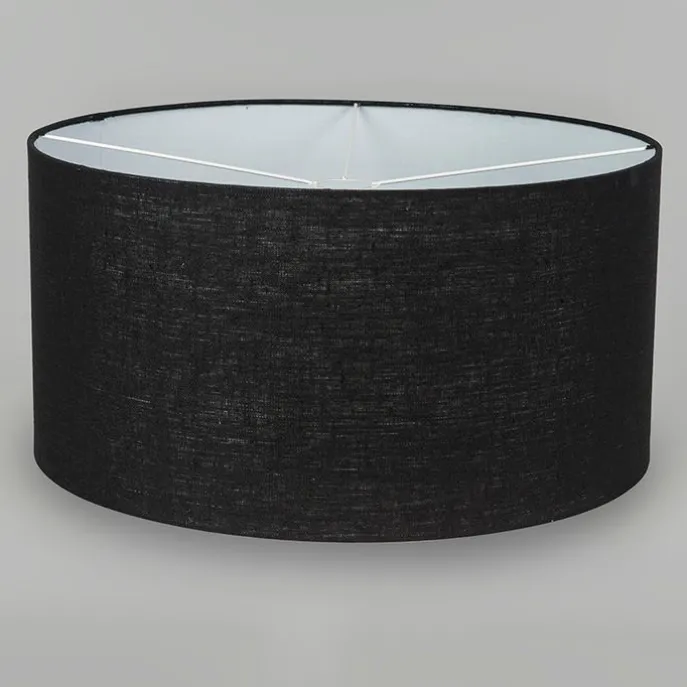 Stofflampenschirm schwarz 50/50/25