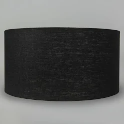 Stofflampenschirm schwarz 50/50/25