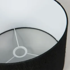 Stofflampenschirm schwarz 35/35/20