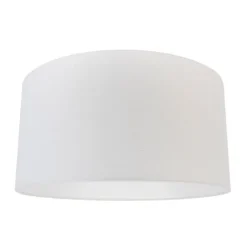 Stofflampenschirm Weiß 50/50/25