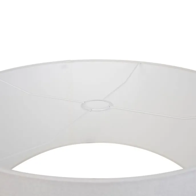 Stofflampenschirm Weiß 50/50/25