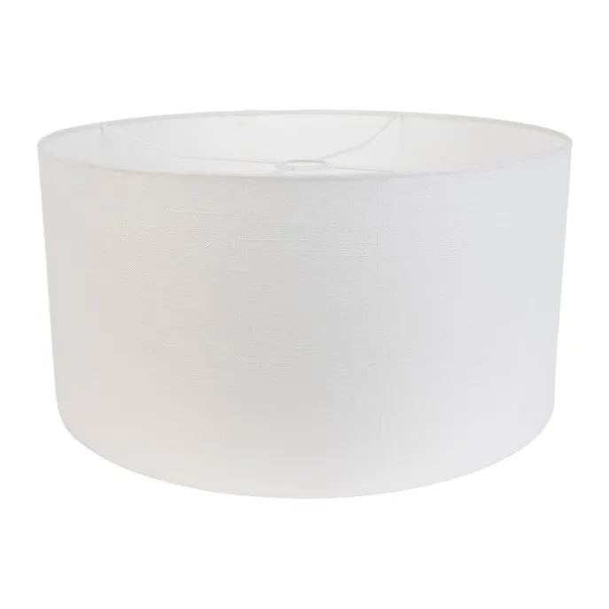 Stofflampenschirm Weiß 50/50/25