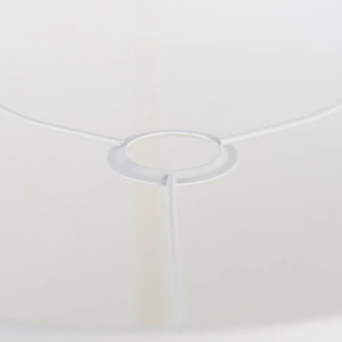 Stofflampenschirm Weiß Zylinder 40/40/40