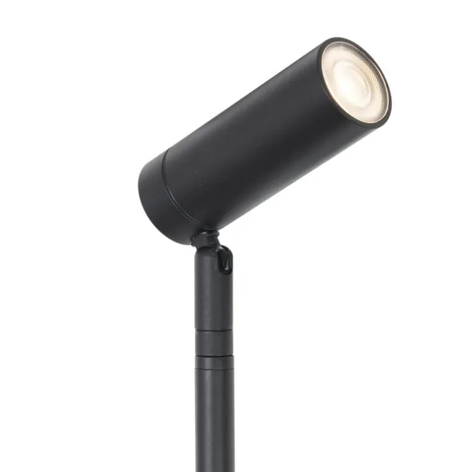 Strahler schwarz 80cm inkl. LED Verstellbar IP65 inkl. Kabel und Stecker - Carl