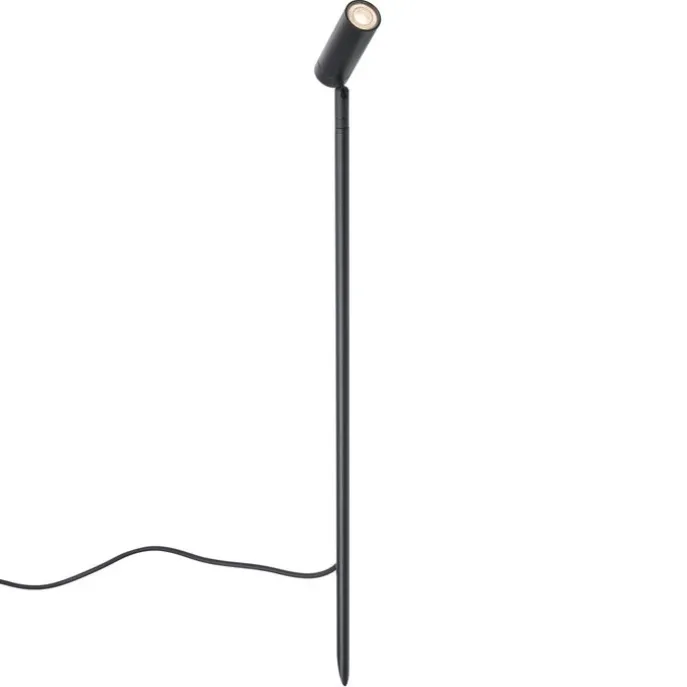 Strahler schwarz 80cm inkl. LED Verstellbar IP65 inkl. Kabel und Stecker - Carl