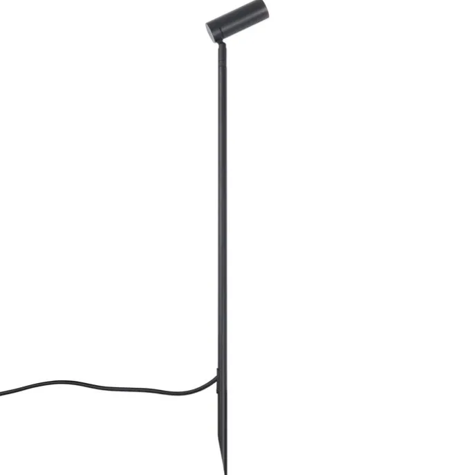 Strahler schwarz 80cm inkl. LED Verstellbar IP65 inkl. Kabel und Stecker - Carl