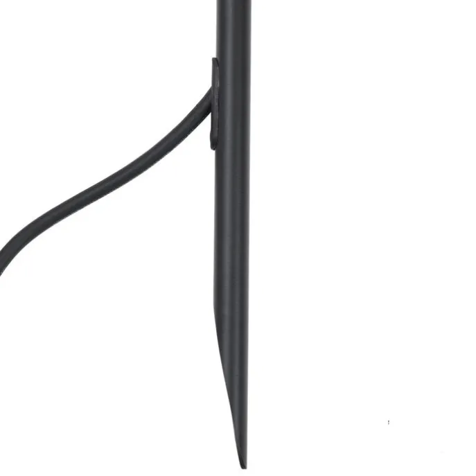 Strahler schwarz 80cm inkl. LED Verstellbar IP65 inkl. Kabel und Stecker - Carl