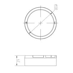 Stromschienen-Netzteil schwarz 100W 1-phasig - Magnetic