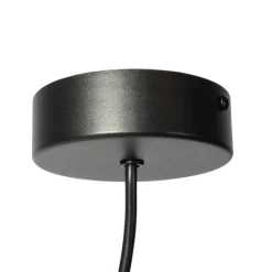 Stromzufuhr mit runder Montageplatte für 1-phasige Schiene schwarz - Iconic