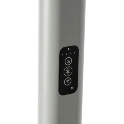 Tageslicht-Stehleuchte Grau Quadratisch inkl. LED und Dimmer - Guzo