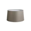 Taupe Leinen Lampenschirm 45 cm