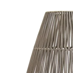 Taupe Stehleuchte inklusive dimmbarer LED, IP54, wiederaufladbar mit Fernbedienung - Conta