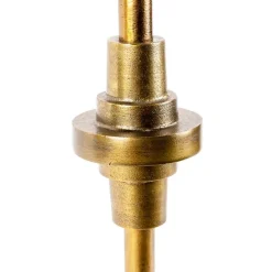 Tischlampe Bronze Veloursschirm grün 40 cm - Diverso