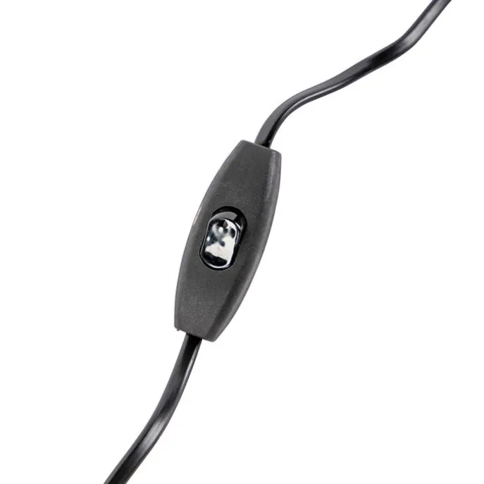 Tischlampe Bronze Veloursschirm grün 40 cm - Diverso