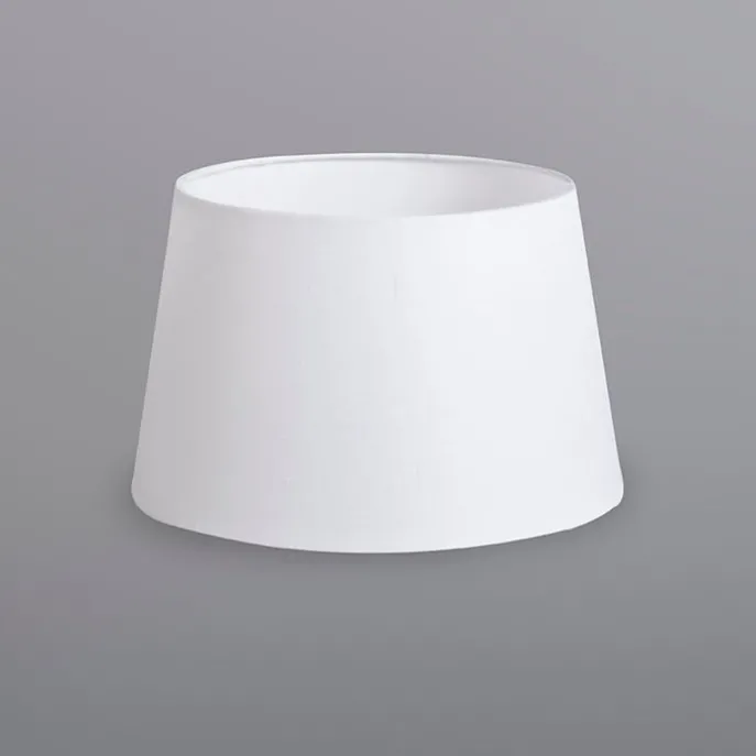 Tischlampe Gold / Messing mit Lampenschirm weiß 25 cm verstellbar - Parte