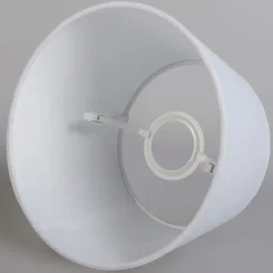 Tischlampe Gold / Messing mit Lampenschirm weiß 25 cm verstellbar - Parte