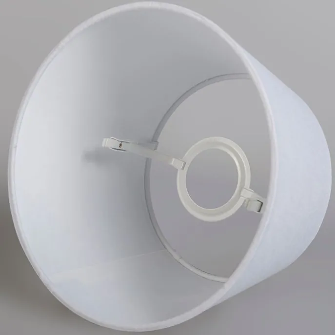 Tischlampe Gold / Messing mit Lampenschirm weiß 25 cm verstellbar - Parte