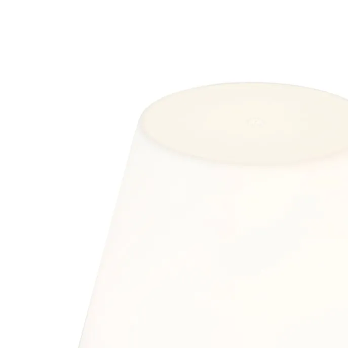 Tischleuchte aus Messing inkl. LED wiederaufladbar mit Touchdimmer - Renata